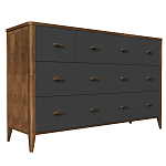 Комод из массива бука с 8-ю ящиками Tasteful Furniture варинант исполнения - 2 | Loft Concept в Новосибирске