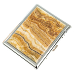 Портсигар с газовой зажигалкой из натурального камня Оникс Stone Cigarettes Cases варинант исполнения - 1 | Loft Concept в Новосибирске