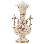 Ваза из фарфора с бронзовыми вставками Eden Garden варинант исполнения - 1 | Loft Concept в Новосибирске