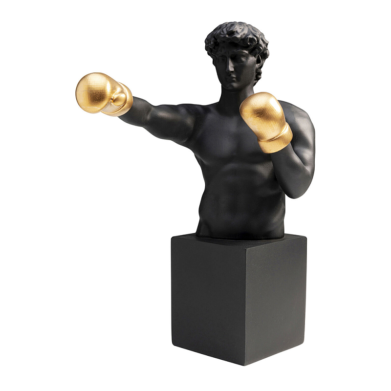 Статуэтка David with Golden Gloves Черный Золотой в Новосибирске | Loft Concept 