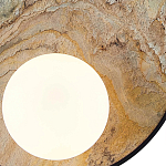 Бра круглое с каменным диском в металлической раме Sandstone Painting варинант исполнения - 3 | Loft Concept в Новосибирске