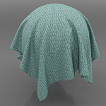 Мебельная ткань Шенилл бирюзовый цвет 142 см T4-61 варинант исполнения - 12 | Loft Concept в Новосибирске