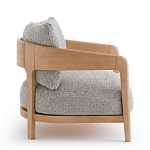 Кресло с каркасом из массива ясеня Deniaud Ash Grey Armchair варинант исполнения - 4 | Loft Concept в Новосибирске