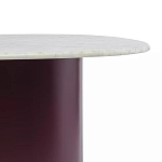 Журнальный столик овальный с мраморной столешницей Decor Showcase варинант исполнения - 3 | Loft Concept в Новосибирске