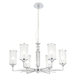 Люстра с 6-ю цилиндрическими стеклянными плафонами Jeanette варинант исполнения - 6 | Loft Concept в Новосибирске