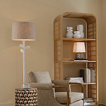 Настольная лампа с фигурным узором и трапециевидным абажуром Сonundrum варинант исполнения - 5 | Loft Concept в Новосибирске