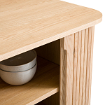 Длинный низкий буфет с 2-мя раздвижными дверцами Toinette Light Cupboard варинант исполнения - 13 | Loft Concept в Новосибирске