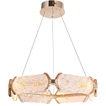 Люстра кольцевая с текстурным природным рисунком IceFlame варинант исполнения - 6 | Loft Concept в Новосибирске