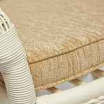 Комплект обеденный из ротанга Eloise grand white варинант исполнения - 12 | Loft Concept в Новосибирске