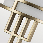 Бра с геометрическим каркасом и матовым белым цилиндрическим плафоном Feiss варинант исполнения - 3 | Loft Concept в Новосибирске