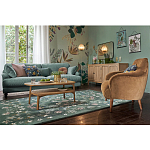 Кресло велюровое горчичного цвета Diaspro Mustard Armchair варинант исполнения - 7 | Loft Concept в Новосибирске