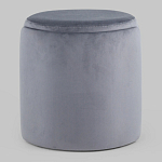 Пуф Alice Poof Grey Серый велюр варинант исполнения - 5 | Loft Concept в Новосибирске