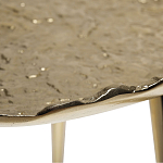 Столик журнальный металлический золотого цвета Modern Rethinking of Traditions варинант исполнения - 1 | Loft Concept в Новосибирске