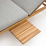 Садовый диван-трансофрмер Kate серый варинант исполнения - 3 | Loft Concept в Новосибирске