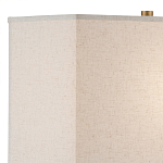 Настольная лампа с корпусом в форме кольца и прямоугольным абажуром French Ring варинант исполнения - 2 | Loft Concept в Новосибирске