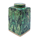 Ваза с малахитовым узором MALACHITE варинант исполнения - 2 | Loft Concept в Новосибирске