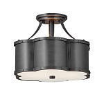 Потолочный светильник с декоративными заклепками Hinkley  варинант исполнения - 1 | Loft Concept в Новосибирске