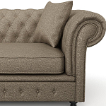 Мебельная ткань Шенилл коричневый цвет 138 см T4-21 варинант исполнения - 7 | Loft Concept в Новосибирске