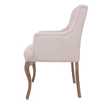 Кресло Mason Classical Armchair beige flax варинант исполнения - 1 | Loft Concept в Новосибирске