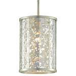 Подвесной светильник в форме цилиндра Speckled Mirror Plates варинант исполнения - 2 | Loft Concept в Новосибирске