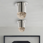 Потолочный светильник светодиодный с плафоном из натурального камня Purgatory варинант исполнения - 4 | Loft Concept в Новосибирске