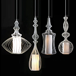 Подвесной светильник Wire Dream Pendant 1 Белый варинант исполнения - 1 | Loft Concept в Новосибирске