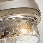 Потолочный светильник с прозрачным стеклянным плафоном с эффектом пузырьков Kichler варинант исполнения - 2 | Loft Concept в Новосибирске