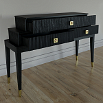 Премиальная Консоль с тремя ящиками Elsa Dreams Black варинант исполнения - 2 | Loft Concept в Новосибирске