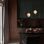 Подвесной светильник из белого алебастра Cryptocrystalline Stone варинант исполнения - 8 | Loft Concept в Новосибирске