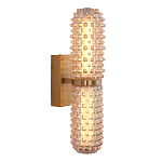 Бра с факутрным стеклянным плафоном Шампань Sonora варинант исполнения - 1 | Loft Concept в Новосибирске