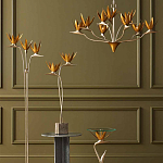 Торшер с 3-мя плафонами в виде цветов Golden Bird of Paradise варинант исполнения - 4 | Loft Concept в Новосибирске