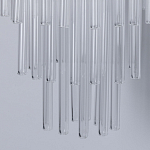 Бра с круглым основанием и длинными прозрачныи стеклянными трубками Nembus варинант исполнения - 7 | Loft Concept в Новосибирске