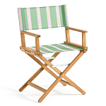 Кресло режиссерское из акации и ткани Geneva варинант исполнения - 1 | Loft Concept в Новосибирске