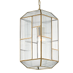 Подвесной светильник с рельефным стеклом Embossed Glass варинант исполнения - 2 | Loft Concept в Новосибирске