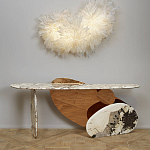 Консоль в виде овальных элементов Jinye console варинант исполнения - 3 | Loft Concept в Новосибирске