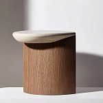 Дизайнерский журнальный стол полукруглой формы Pokun варинант исполнения - 2 | Loft Concept в Новосибирске