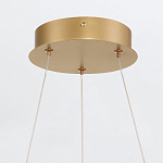 Люстра золотого цвета с 2-мя светодиодными кольцами Eurofase варинант исполнения - 4 | Loft Concept в Новосибирске