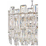 Круглая люстра с хрустальными подвесками на серебряном каркасе Gorgeous Crystal Light варинант исполнения - 11 | Loft Concept в Новосибирске