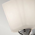 Бра для ванных комнат с белым матовым плафоном квадратной формы на основании цвета хром Feiss варинант исполнения - 5 | Loft Concept в Новосибирске