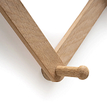 Настенная деревянная раздвижная вешалка Larson Wood Hanger варинант исполнения - 4 | Loft Concept в Новосибирске