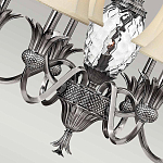 Люстра с 7-ю кремовыми текстильными абажурами Hinkley варинант исполнения - 6 | Loft Concept в Новосибирске