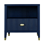 Прикроватная тумбочка с полкой Elsa Dreams Blue варинант исполнения - 5 | Loft Concept в Новосибирске