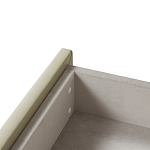 Консоль прямоугольная на золотом каркасе с 2-мя ящиками Warwick варинант исполнения - 1 | Loft Concept в Новосибирске