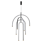 Люстра подвесная с дугообразными изогнутыми элементами Luke Lampco Tracer Lamp варинант исполнения - 2 | Loft Concept в Новосибирске