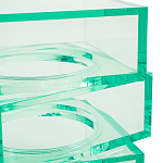 Стол журнальный в форме кубов Acrylic Furniture Lumina Mint Breeze варинант исполнения - 3 | Loft Concept в Новосибирске