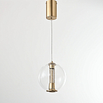 Подвесной светильник с плафоном в форме шара Inner Gleam Orb gold варинант исполнения - 5 | Loft Concept в Новосибирске