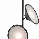 Торшер черный с 2-мя большими лампами Black Diffusers варинант исполнения - 1 | Loft Concept в Новосибирске