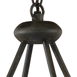 Люстра круглая с литыми стеклянными дисками Olympe Glass Chandelier варинант исполнения - 3 | Loft Concept в Новосибирске