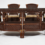 Комплект обеденный из ротанга Eloise grand варинант исполнения - 11 | Loft Concept в Новосибирске