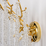 Бра золотого цвета с ветвями и хрустальными подвесками FAIRYTREE Light варинант исполнения - 7 | Loft Concept в Новосибирске